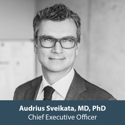Audrius Sveikata, MD, PhD, Chief Executive Officer