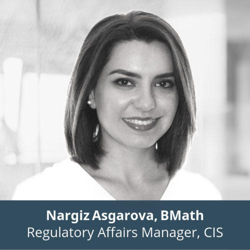 Nargiz Asgarova, Bmath, Regulatory Affairs Manager, CIS