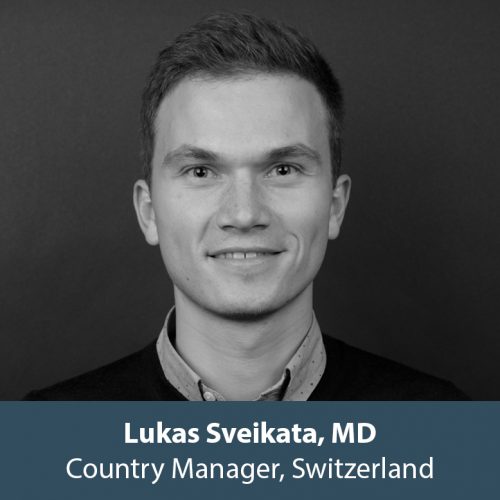 Lukas Sveikata, MD, Country Manager, Switzerland