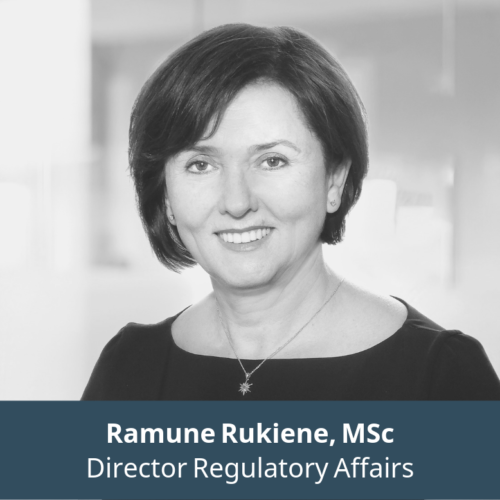 Ramunė Rūkienė, Director Regulatory Affairs