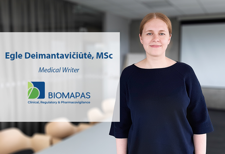 Eglė Deimantavičiūtė, MSc, Medical Writer, Biomapas